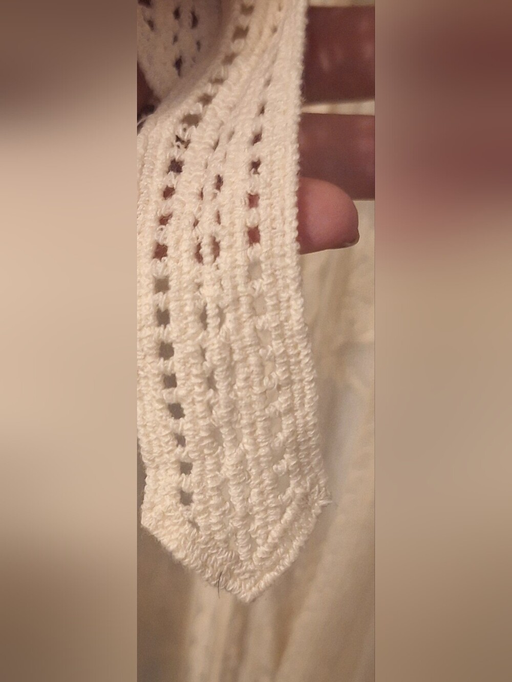 Cream Lace Kimono Robe - Picture 14 of 14